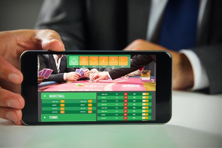 Hood vs Wolf game displayed on mobile phone and desktop browser